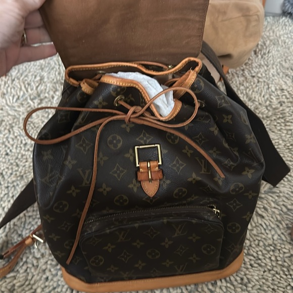 LOUIS VUITTON Monogram GM Drawstring Backpack Beauty Authentic Vintage 1997 - Picture 8 of 16